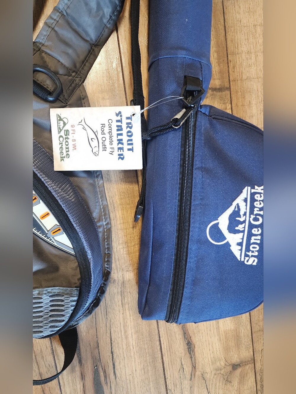 NWT Fly Fishing Combo And Sling Bag Stone Creek - Picture 3 of 10